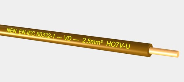 3d model vd ho7v-u 450 750v - VD HO7V-U 450 750V 2,5 mm2  blue.max... by Cable Master